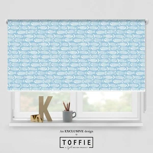 35- Fish Print Printed Roller Blind - blackout FREE UK delivery - Picture 1 of 4