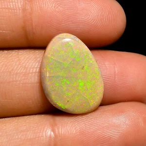 5.00 Cts Lab-Created Monarch Opal Loose Gemstone Fancy Cabochon 18X13X4 mm - Picture 1 of 6