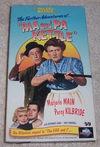Die weiteren Abenteuer von Ma & Pa Wasserkocher VHS Video Percy Kilbride Marjorie Main - Bild 1 von 2