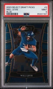 Will Levis PSA 9 2023 Panini Select Draft Picks #3 Blue Kentucky Wildcats - Picture 1 of 2