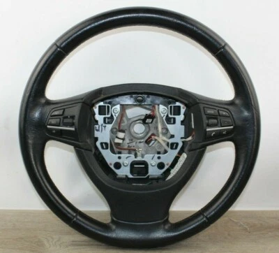 09-15 BMW F01 F02 740LI 750LI 750I 740I SPORT DRIVER STEERING WHEEL - Image 1 of 4