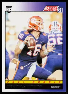 2021 Score Trevor Lawrence #TB1 FOOTBALL Rookie Clemson Tigers RC 1991 Throwback - Picture 1 of 2