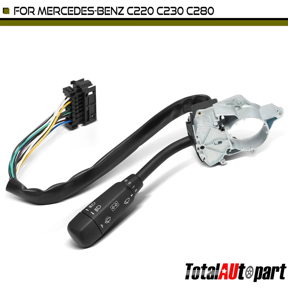 Interruptor de señal de giro para Mercedes-Benz C220 1995-1996 C230 1997 C280 C36 AMG 95-97 Foto 1 de 4