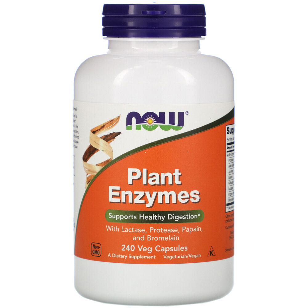 2 X Now Foods, Plant Enzymes, 240 Veg Capsules