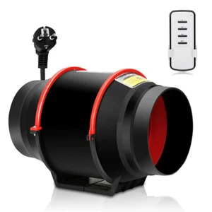 Rohrventilator mit Fernbedienung CE Wandlüfter 150mm Wand Leise Deckenlüfter - Imagen 1 de 6
