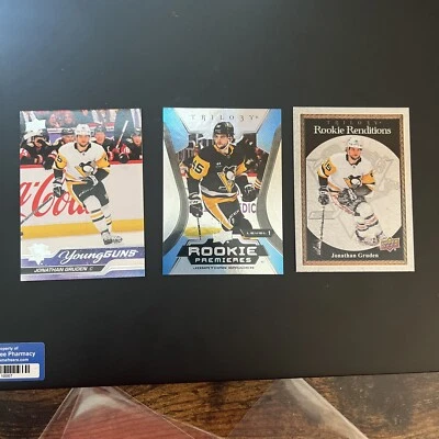 2023-24 Jonathan Gruden young guns, rookie Premieres, rookie renditions￼ - Image 1 of 2