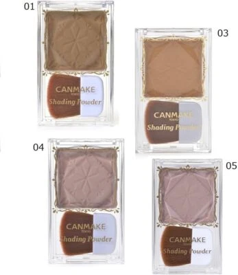 CANMAKE Tokyo Shading Powder - Face Color 5g With 4 Colors Made In Japan - Image 1 of 2
