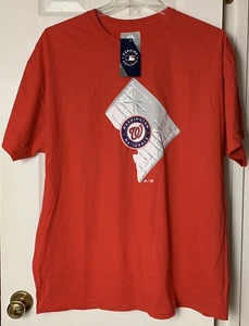 Washington DC Nationals Baseball T-Shirt 2XL XXL Majestic MLB New With Tags - Picture 1 of 11