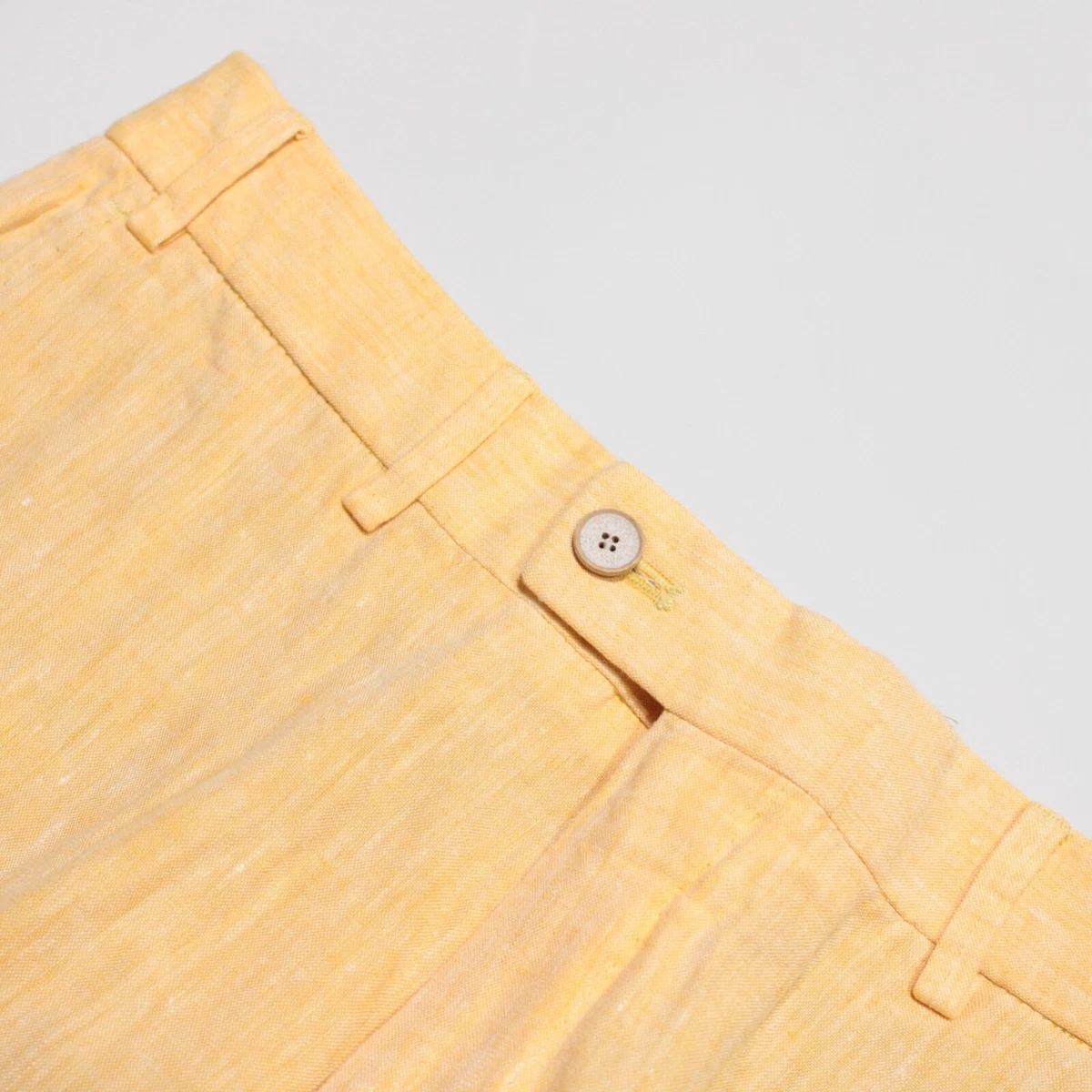 Yellow Linen Pants for Men for sale | eBay