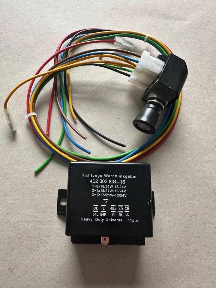 Warnblinkanlage Universal 24V, Oldtimer, Traktor, US-Car etc. Einführungspreis! - Bild 1 von 3
