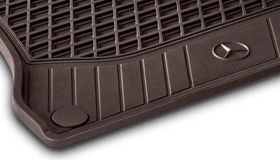 Mercedes Benz Original Rubber Floor Mats LHD A 238 E Class Cabriolet Braun Nip - Image 1 of 2