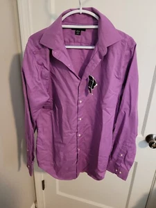 Structure Men's Purple Button Down Dress Shirt Large Size 16-16 1/2 New But Read - Picture 1 of 10