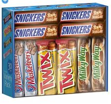 Milky Way, Snickers, Twix & More Full Size Bulk Chocolate Candy Bars (30 ct.)