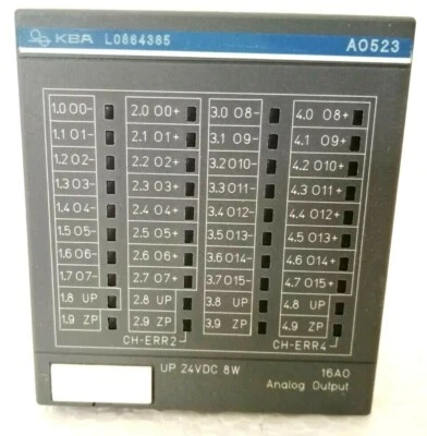 Modulo di uscita analogico ABB 1SAP250200R3001 AO523 KBA L0864385 - Image 1 of 4
