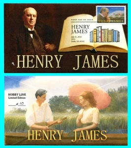 Henry James First Day Cover with Color Cancel Type 1 - Picture 1 of 1