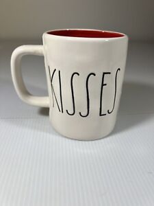 Valentine’s Day Gift Rae Dunn Hugs & Kisses Coffee Cup 16 Oz Mug Artisan Collect