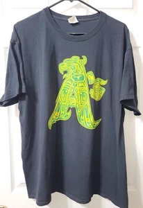 Oakland Athletics A's Urban Aztec Native American Heritage Black T-Shirt Size XL - Bild 1 von 12