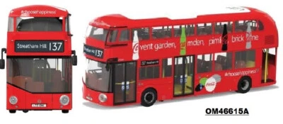 Corgi OM46615A NBFL Arriva London "Coca-Cola" Double Decker Bus 1/76 scale - Image 1 of 2
