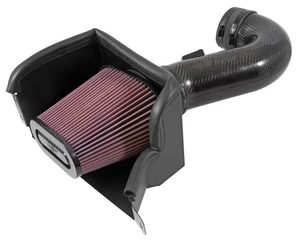 K&N 63-3090 Carbon Fiber Air Intake System For 15-19 Chevrolet Corvette Z06 6.2L - Picture 1 of 12