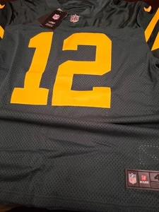 AARON RODGERS NFL AUTHENTIC MENS JETS JERSEY SIZE 44 NEW NEVER WORN MSRP. $325 - Picture 1 of 7