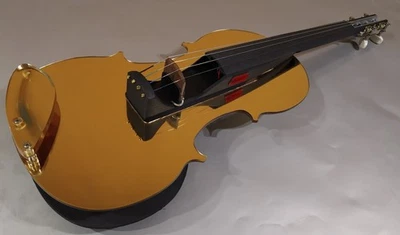 New! MAKOWSKI AURUM acrylic/composite electric violin, HANDMADE in Poland - Image 1 of 4