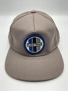 FlexTram Logo Brown Adjustable Snapback Hat Cap One Size - Picture 1 of 6
