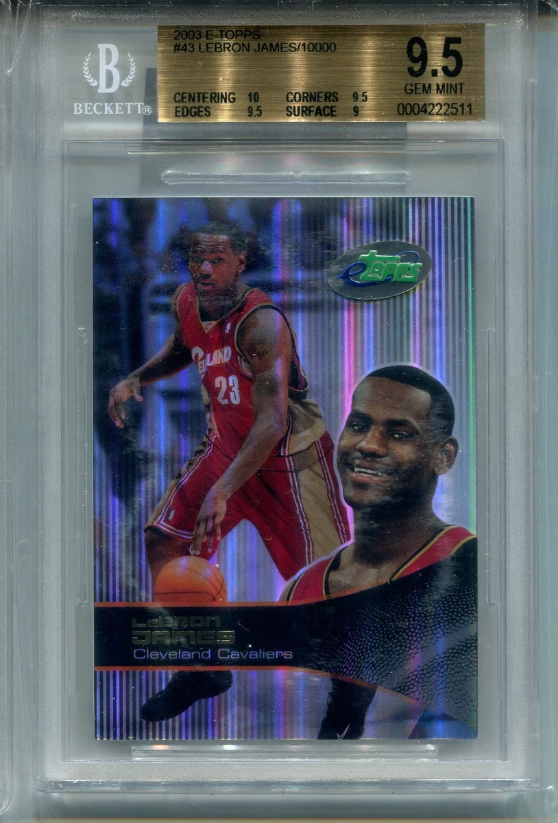 Topps LeBron James Grade 9.5 Basketball Trading Cards