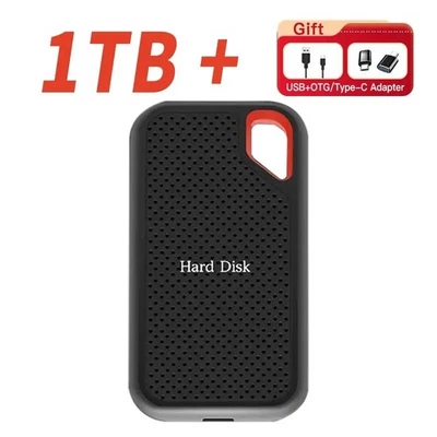 Portable External Hard Drive - Black 2.5" for PC Laptop and Mac Portable HDD UK - Image 1 of 4