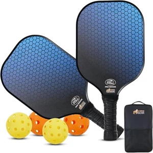 Juego de palas Pickleball aprobado por Gorilla Gear USAPA, paquete de 2 de fibra de vidrio, azul, NUEVO - Imagen 1 de 9