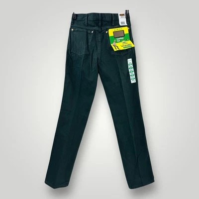 NUEVO NOS Pantalones de mezclilla Wrangler corte vaquero 936 ajustados para hombre 30x34 VERDE de 936KMT NUEVOS CON ETIQUETAS Foto 1 de 4