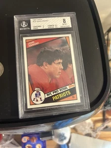 1984 Topps John Hannah #137 BGS 8 AFC PRO BOWL - Picture 1 of 10