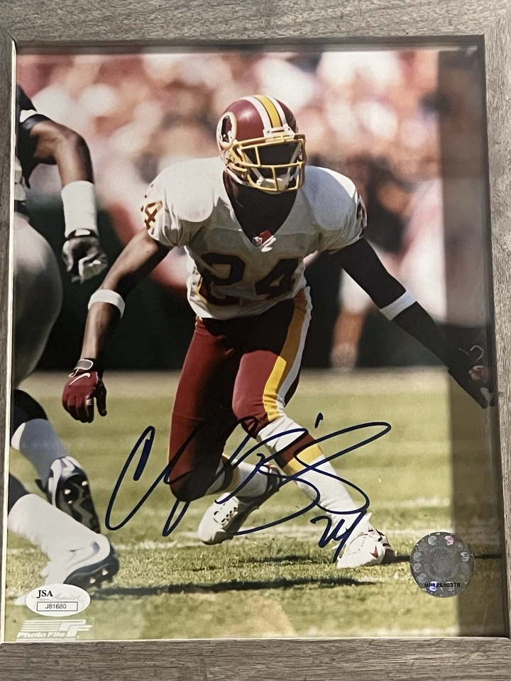 Champ Bailey Signed and Framed 8x10 JSA Authenticated - Image 1 of 4