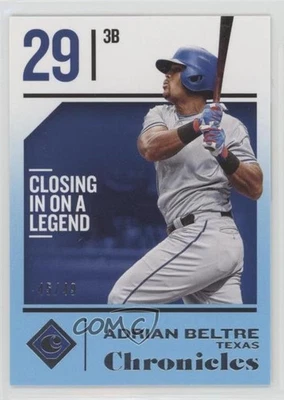 2018 Panini Chronicles Blue /49 Adrian Beltre #34 HOF - Image 1 of 2