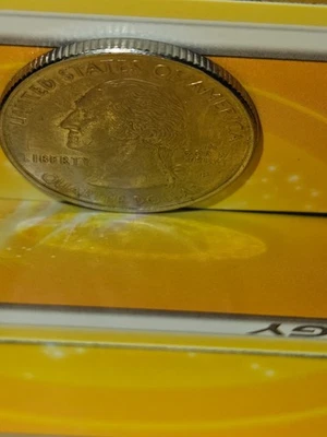 Rare 1999 P Georgia State Quarter Error. Struck On Experimental  Planchet - Image 1 of 4