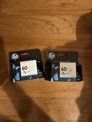 HP 60 Tri-Color Genuine Ink Cartridge Standard Yield 2 Packs - Image 1 of 4