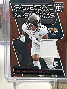 2024 Totally Certified Fabric of the Game Brian Thomas Jr. RC 2-color Patch /99 - Picture 1 of 2