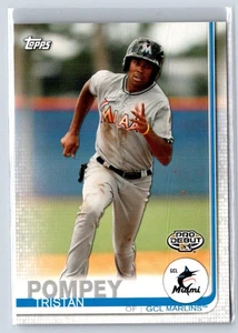 Tarjeta de béisbol 2019 Topps Pro debut 174 Tristan Pompey - Imagen 1 de 2