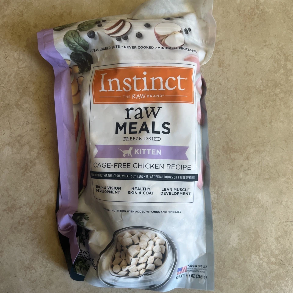 Instinct冷冻干生餐适用于小猫 9.5 盎司 — 第 1/1 张图片
