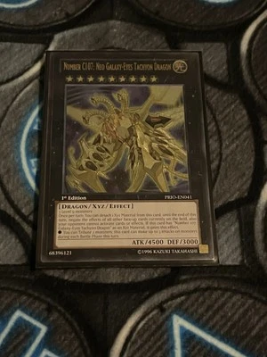 Yugioh Number C107: Neo Galaxy-Eyes Tachyon Dragon Ultimate Rare 1st Edition - Image 1 of 2