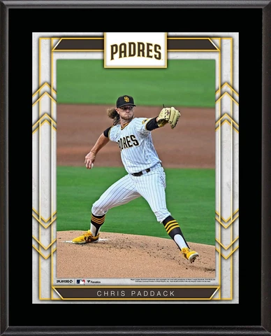 Chris Paddack San Diego Padres 10.5" x 13" Sublimated Player Plaque Cover