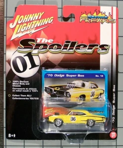 Johnny Lightning 2006 The Spoilers, '70 Dodge Super Bee, gelb mit schwarzen Streifen - Bild 1 von 1