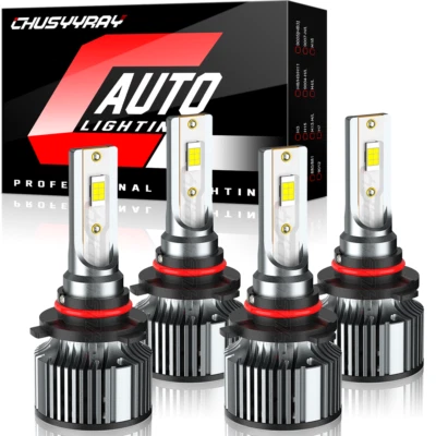 Combo bombillas blancas 6000K para Buick LeSabre 1987-2005 9005+9006 cantidad 4 Foto 1 de 4