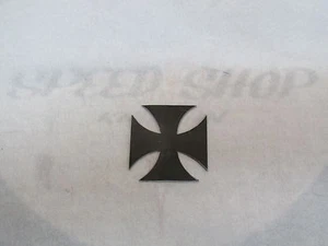  Maltese Iron Cross RAW METAL, Chopper, Hot, Rat Rod, 8". - Picture 1 of 1