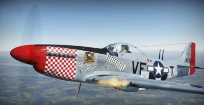 Model Airplane Plans (UC): P-51B Mustang 37" 1/12 Scale for .29-.45 (Musciano) - Image 1 of 4