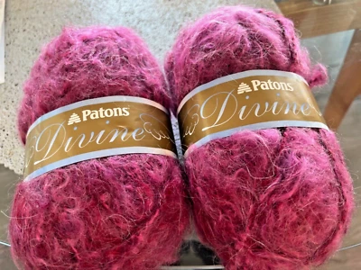 2 HILOS PATONES HILO DIVINO. ROSA MÁS RICA, 3,5 OZ Foto 1 de 2