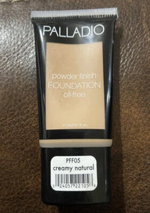 NEW SEALED! PALLADIO OIL-FREE ( PFF05 CREAMY NATURAL ) POWDER FINISH FOUNDATION - Picture 1 of 1