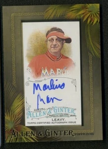 2016 Topps Allen & Ginter Laurence Leavy Auto Marlins Man #AGA-LL Autograph Card - Picture 1 of 2