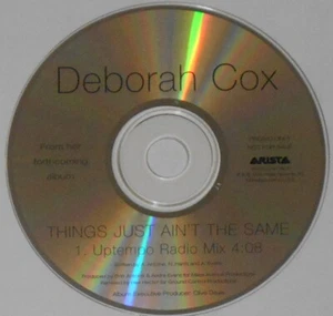Deborah Cox - Things Just Ain't the Same - 1998 U.S. promo cd  - Picture 1 of 1