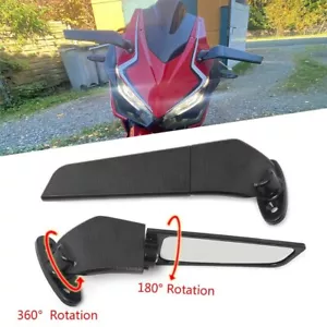 for Honda CBR600RR 01-06 F4i modified racing fixed wind wing rearview mirror - Picture 1 of 9