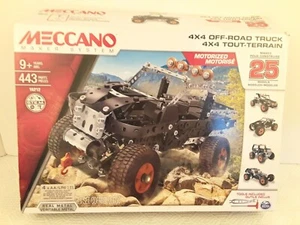 Meccano Maker 4x4 Off-Road Truck Motorized Building Set AS IS Missing Pts - Picture 1 of 5